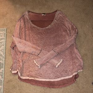 Free People Pink Sweater